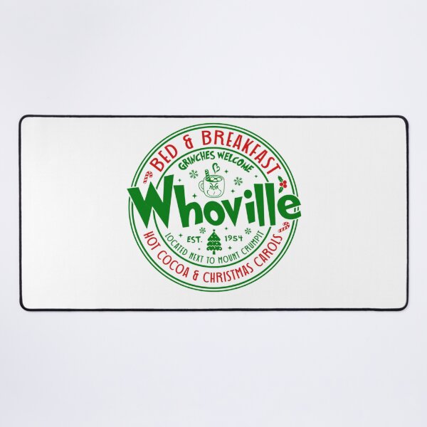 Item preview, Grinch Bed And Breakfast Vintage Christmas Vacation Logo designed and sold by Anaya Jovani.