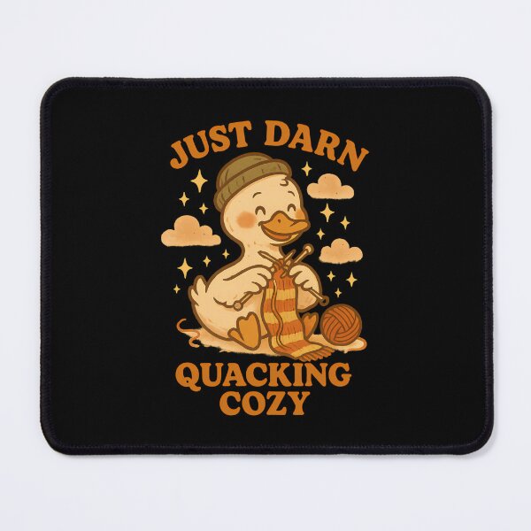 Item preview, Just Darn Quacking Cozy - Cute Knitting Duck Fall Pun designed and sold by AlanaKaren.