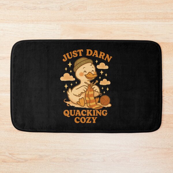 Item preview, Just Darn Quacking Cozy - Cute Knitting Duck Fall Pun designed and sold by AlanaKaren.