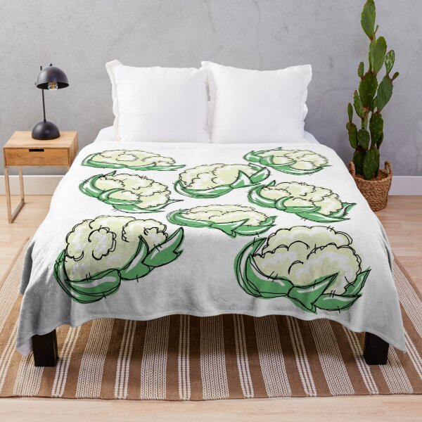 Item preview, Cauliflower Patterns With white Background designed and sold by missmann.