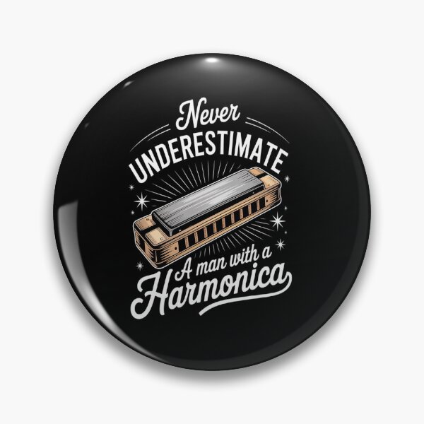 Item preview, Harmonica Gift For Men Cool Music Instrument Lover designed and sold by Moxizz.