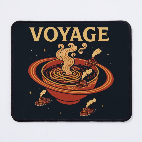 Item preview, Ramen Planet Voyage - Surreal Space Noodle Bowl Art designed and sold by Teeseas Wave.