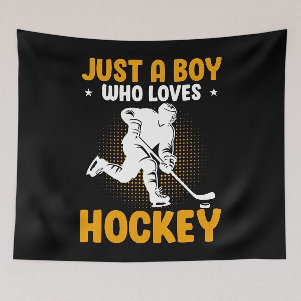 Item preview, Just A Boy Who Loves Hockey designed and sold by MarionCharleen.