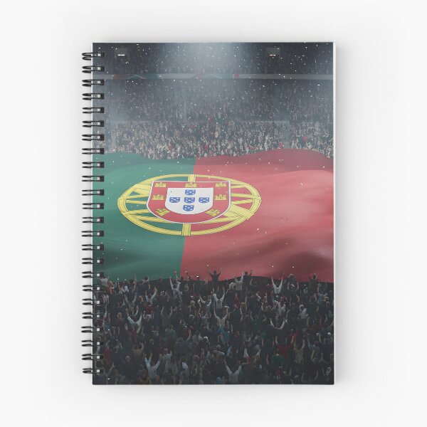 Item preview, Crowd in a stadium raising a giant Portuguese flag with falling confetti designed and sold by homydesign.
