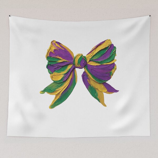 Item preview, Mardi Gras Bow Brushstroke designed and sold by Pechkinpavelpas.