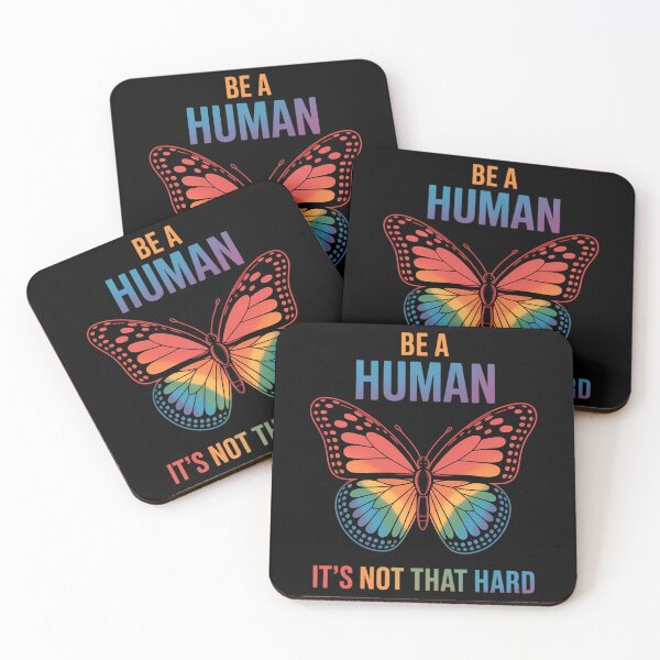 Item preview, Be A Decent Human It's Not That Hard Butterfly LGBTQ Pride designed and sold by VENOM0RIOT.