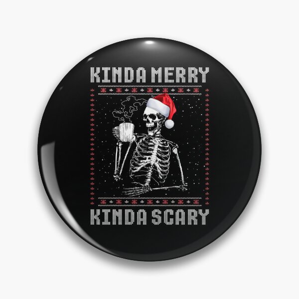 Item preview, Kinda Merry Kinda Scary Men's Christmas Skeleton Gear designed and sold by DynamicDesign.