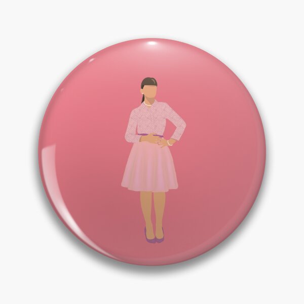 Item preview, Hand drawn alison Hendrix in pink dress, Orphan Black Faceless portrait cartoon designed and sold by Lumennyxart.