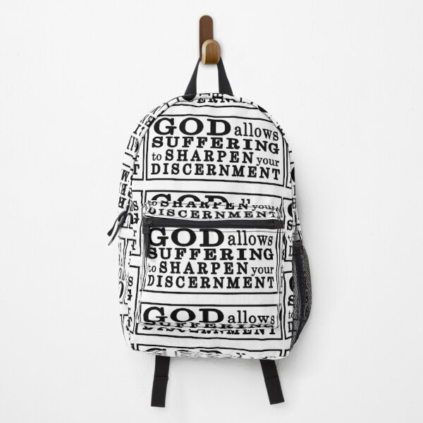 Item preview, god allows suffering to sharpen discernment designed and sold by OCD_JESSICA.