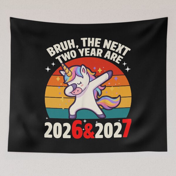 Item preview, Funny Dabbing Unicorn 2026 2027 Meme Design designed and sold by LashondaGreen89.