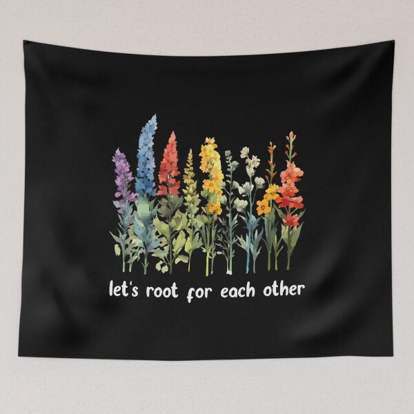 Item preview, Let's Root For Each Other Inspirational Floral designed and sold by MavisJoseph.