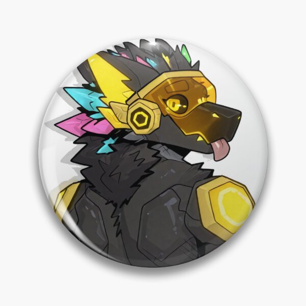 Item preview, Playful Muscular LGBT Protogen Cyborg Rear View designed and sold by KaMow.