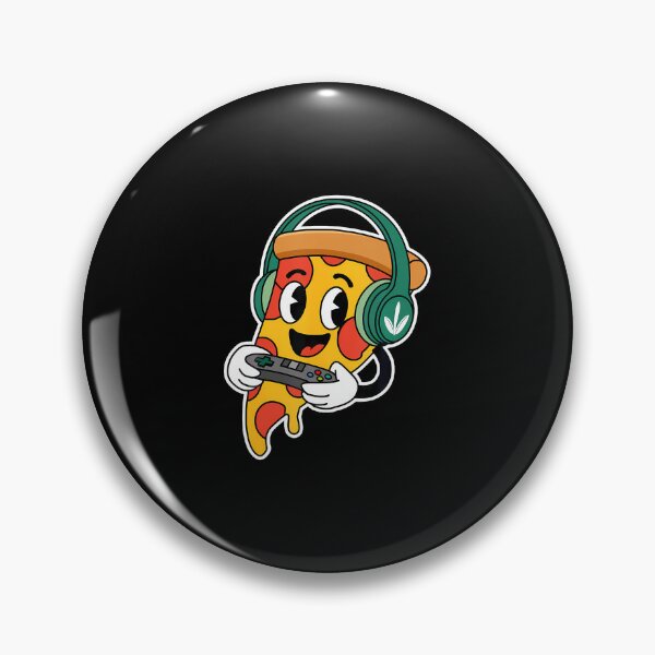 Item preview, Pizza With Headset Funny Pizza Playing Video Games designed and sold by AlanaKaren.
