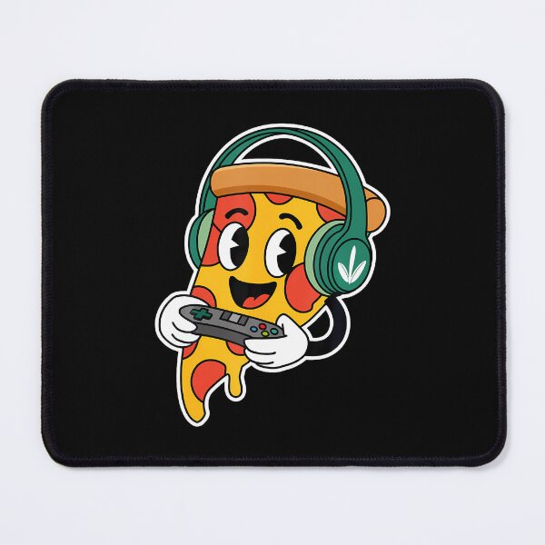 Item preview, Pizza With Headset Funny Pizza Playing Video Games designed and sold by AlanaKaren.