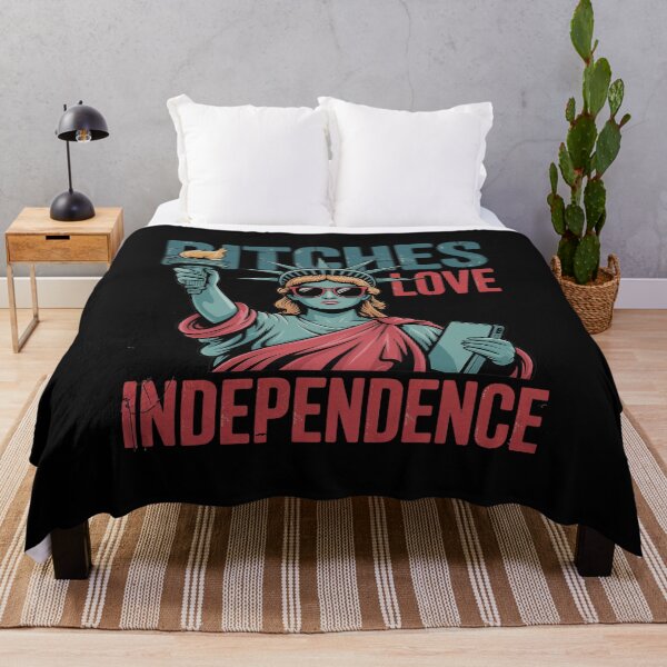 Item preview, Bitches Love Independence Funny 4th Of July designed and sold by JessicaWalshdf.