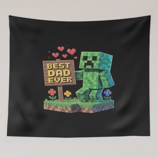 Item preview, Boy Dad Best Dad Ever Father's Day Video Game Pixel designed and sold by JessicaWalshdf.