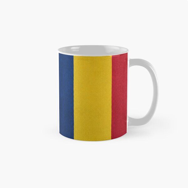 Item preview, Close-up woven texture of the Romanian national flag designed and sold by homydesign.