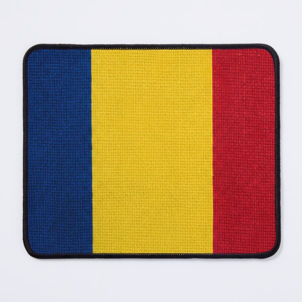 Item preview, Close-up woven texture of the Romanian national flag designed and sold by homydesign.