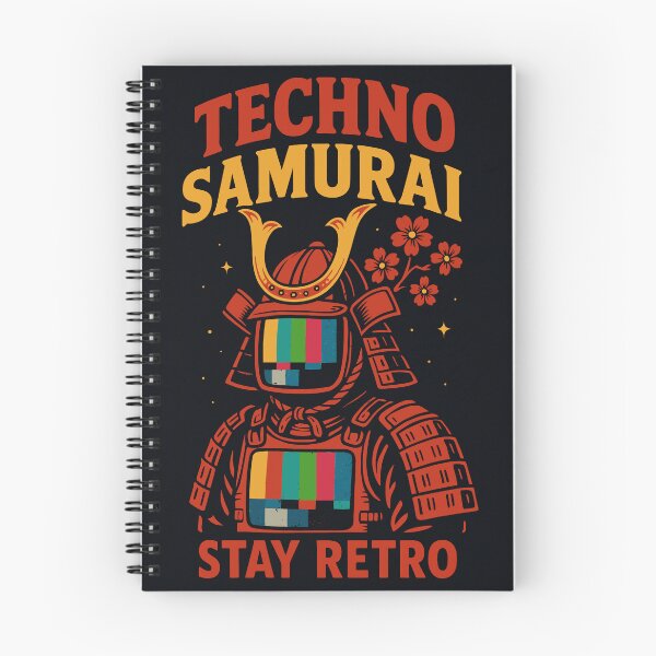 Item preview, Stay Retro TV Samurai - Vintage 90s Cyberpunk Aesthetic designed and sold by Teeseas Wave.
