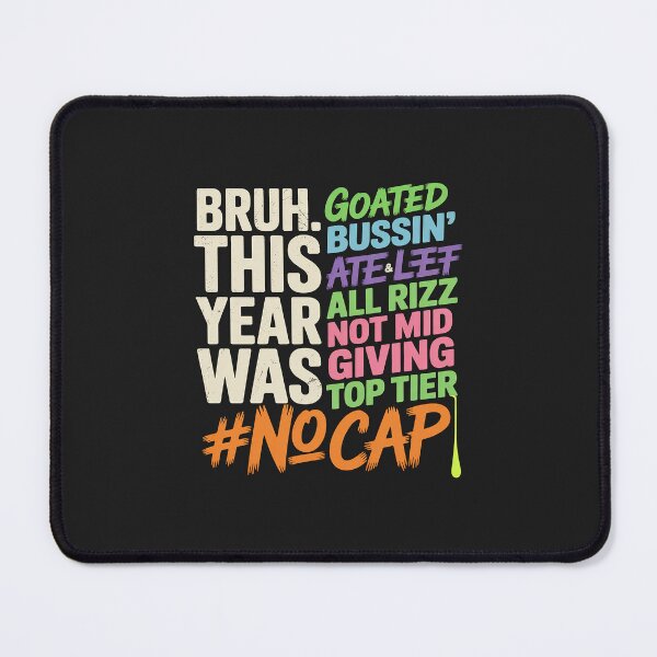 Item preview, Bruh This Year Was Goated No Cap Funny Last Day of School designed and sold by JessicaWalshdf.