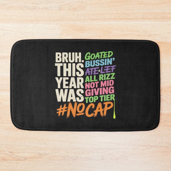 Item preview, Bruh This Year Was Goated No Cap Funny Last Day of School designed and sold by JessicaWalshdf.
