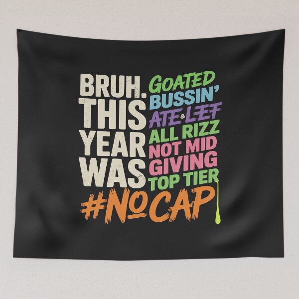 Item preview, Bruh This Year Was Goated No Cap Funny Last Day of School designed and sold by JessicaWalshdf.