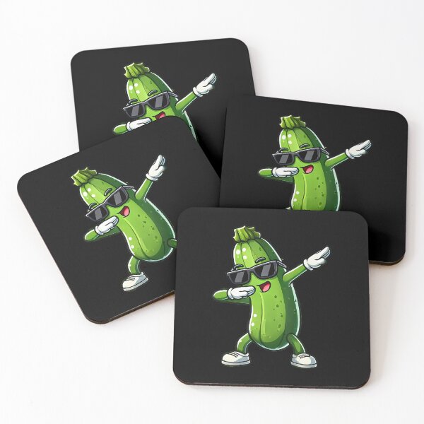 Item preview, Zucchini Dabbing Funny Vegetable Motif With Zucchini designed and sold by MarionCharleen.