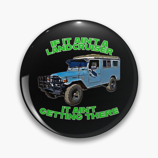 Item preview, Classic LandCruiser Troopy Cartoon Art If It Ain’t a LandCruiser It Ain’t Getting There designed and sold by Michael van der Hoorn.