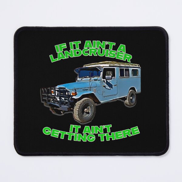 Item preview, Classic LandCruiser Troopy Cartoon Art If It Ain’t a LandCruiser It Ain’t Getting There designed and sold by Michael van der Hoorn.
