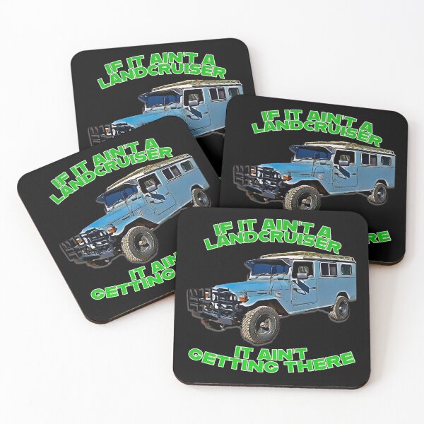 Item preview, Classic LandCruiser Troopy Cartoon Art If It Ain’t a LandCruiser It Ain’t Getting There designed and sold by Michael van der Hoorn.