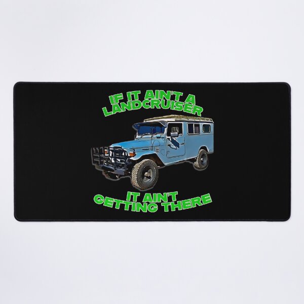 Item preview, Classic LandCruiser Troopy Cartoon Art If It Ain’t a LandCruiser It Ain’t Getting There designed and sold by Michael van der Hoorn.