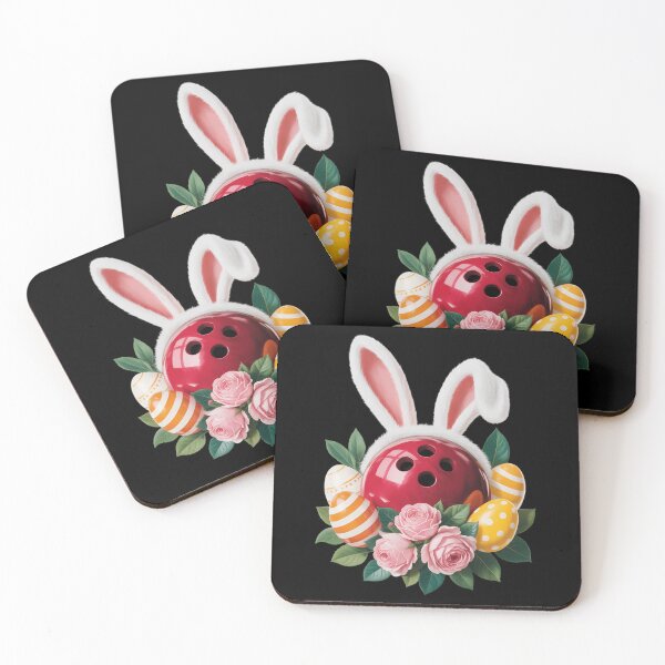 Item preview, Bowling Easter Bunny Egg 2026 Rabbit Flowers Pascha Bowler designed and sold by VENOM0RIOT.