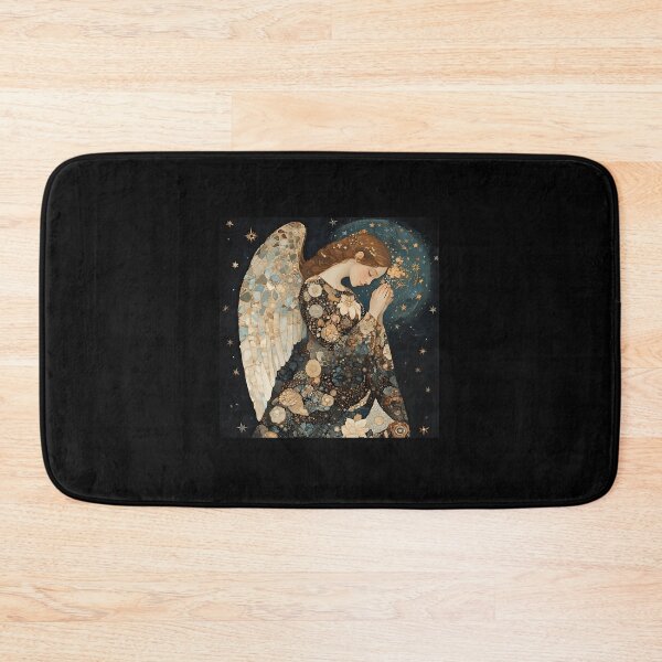 Item preview, Astral Angel – Celestial Art In Klimt-Inspired Style designed and sold by qobwyihvrj29.