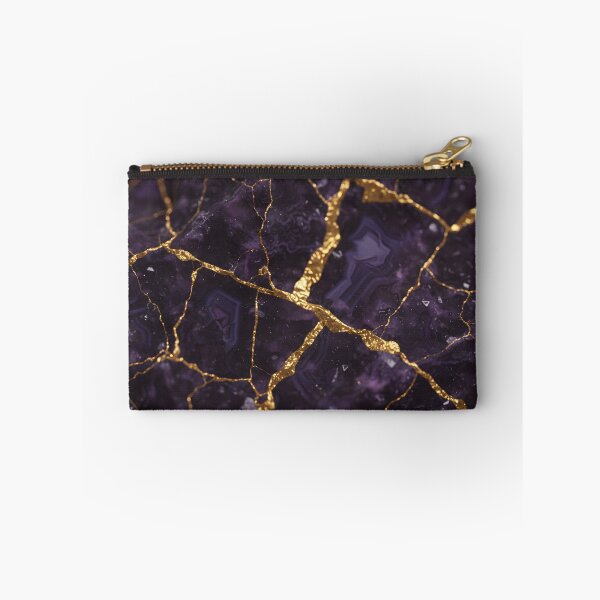 Item preview, Deep Purple Stone with Gold Vein Cracks designed and sold by homydesign.