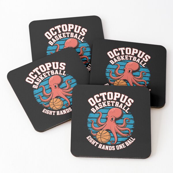 Item preview, Octopus Basketball Gang Eight Hands One Ball designed and sold by AlanaKaren.