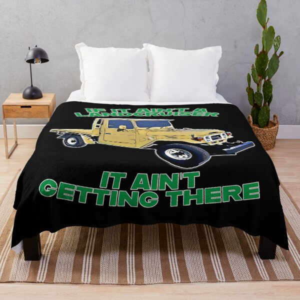 Item preview, Classic LandCruiser Cartoon Art If It Ain’t a LandCruiser It Ain’t Getting There designed and sold by Michael van der Hoorn.