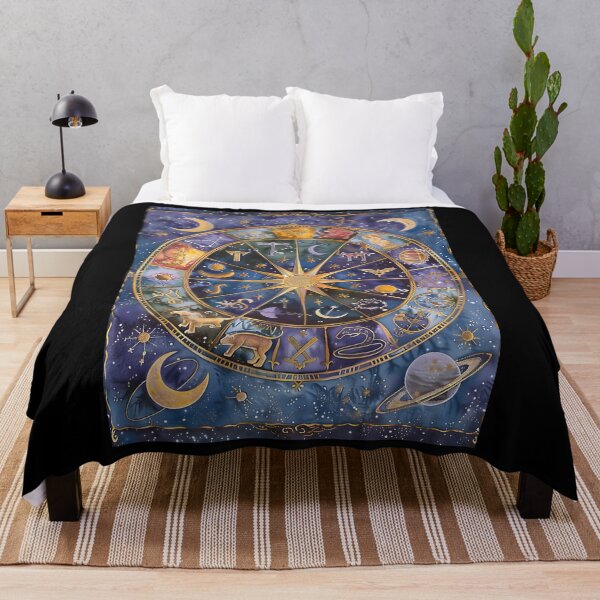 Item preview, Celestial Circle Of Zodiac Signs And Planets – Cosmic Harmony designed and sold by qobwyihvrj29.