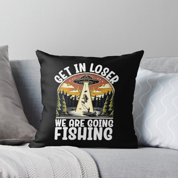 Item preview, Funny Vintage Get In Loser We'Re Going Fishing Ufo Fisherman designed and sold by PatsyMargie.