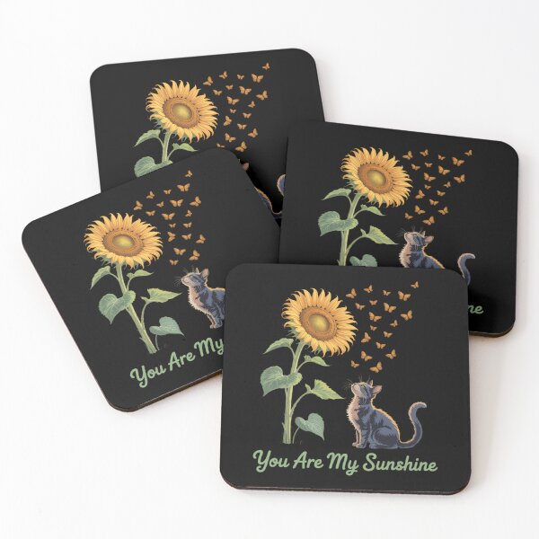 Item preview, Sitting Yellow Kitten Sunflower Fragrance Butterfly designed and sold by DentistLegal.