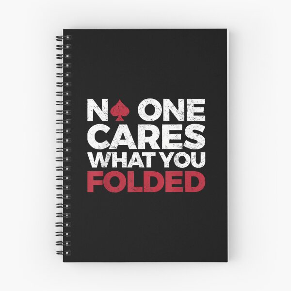 Item preview, No One Cares What You Folded Funny Poker designed and sold by EstherDiane.