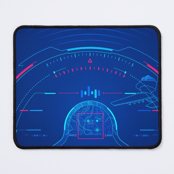 Item preview, Cyber Warfare or air fighter, graphic of aircraft cockpit with military interface designed and sold by NiamLab.