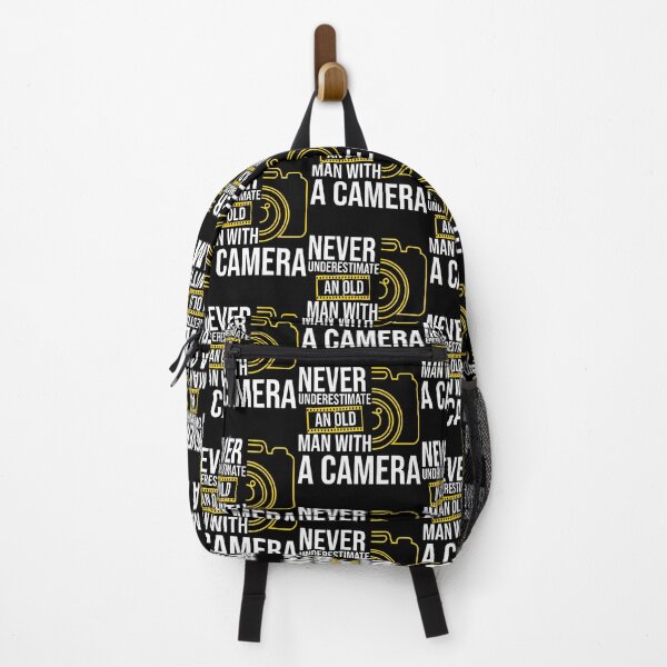 Item preview, Never Underestimate An Old Man With A Camera designed and sold by BrandyMartha.