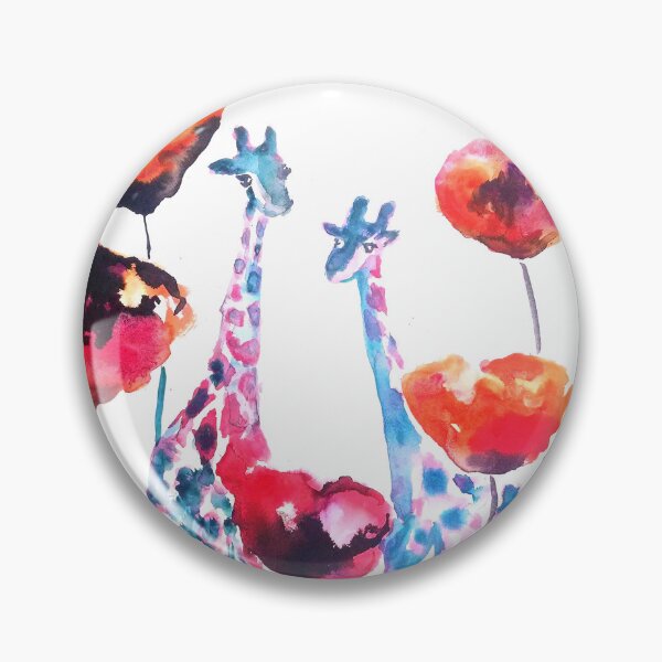 Artikelvorschau, Giraffen in den Mohnblumen entworfen und verkauft von StudioKaufmann.