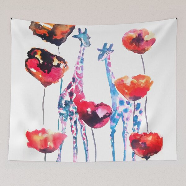 Item preview, Jirafas en las amapolas designed and sold by StudioKaufmann.