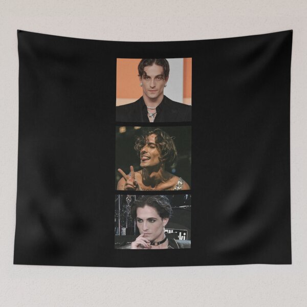Item preview, Damiano David Iconic Rock Star Aesthetic - Italian Glam Vibe designed and sold by markelhovardt.