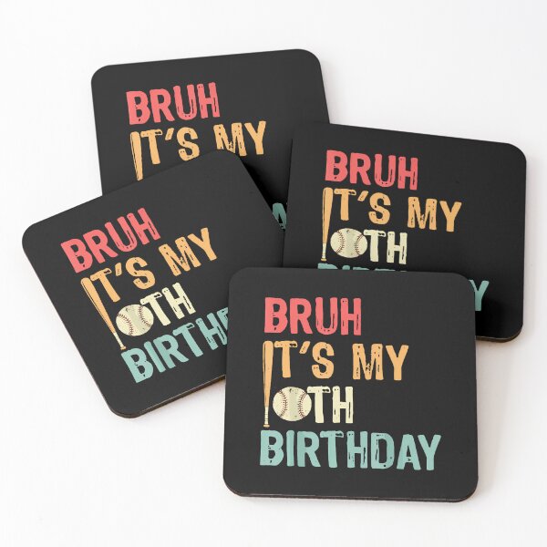 Item preview, Bruh It's My 10Th Birthday Baseball 10 Year Old Party designed and sold by AlbertaDana.