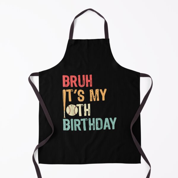 Item preview, Bruh It's My 10Th Birthday Baseball 10 Year Old Party designed and sold by AlbertaDana.