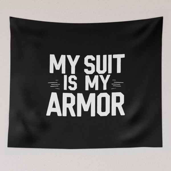 Item preview, My Suit Is My Armor Funny Scuba Quote designed and sold by BrandyMartha.