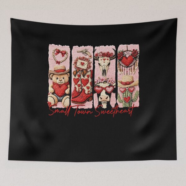 Item preview, Highland Cow Pink Western Valentine for Cowgirl Boots designed and sold by Pechkinpavelpas.