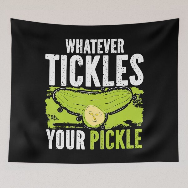 Item preview, Whatever Tickles Your Pickle Vegetable Cucumber Pickle designed and sold by PatsyMargie.